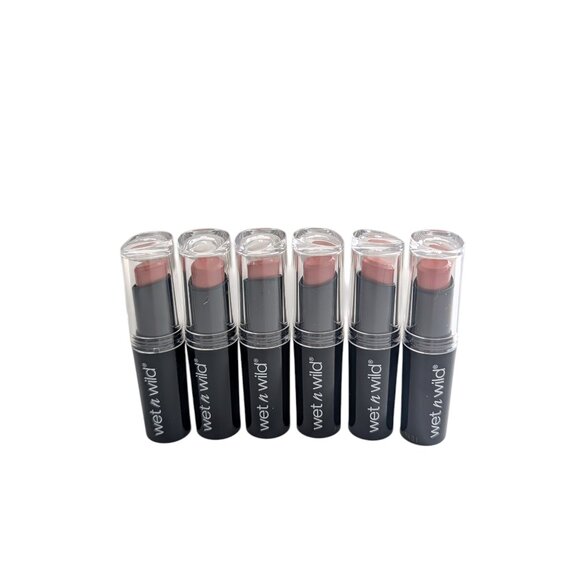 wet n wild Other - Wet n Wild MegaLast Lip Color Longwearing 983B Never Nude 0.11 oz Lot of 6 New